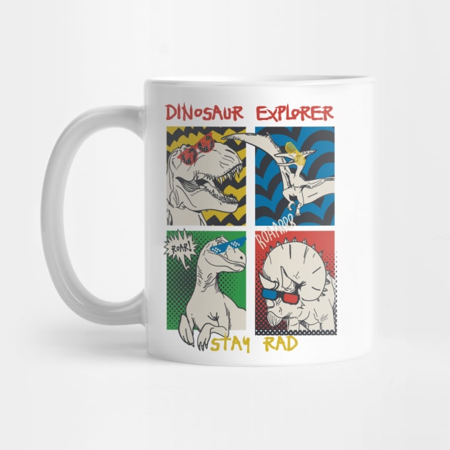 Dinosaur Explorer Stay Red by Misfit04